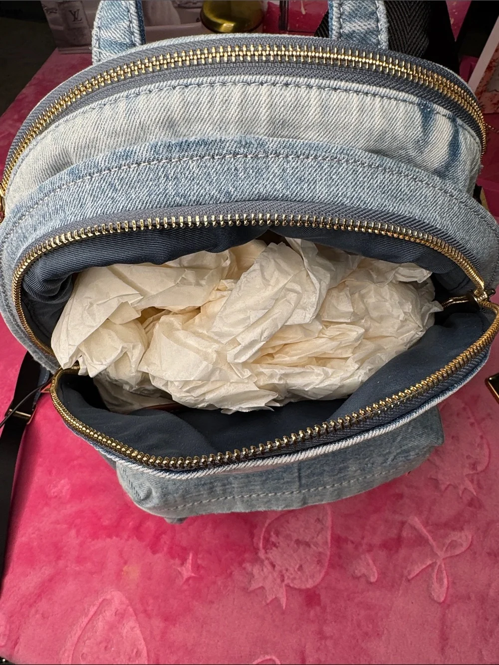 Coach Distressed Denim Backpack NWT – Style CEF27 – 11x13x5